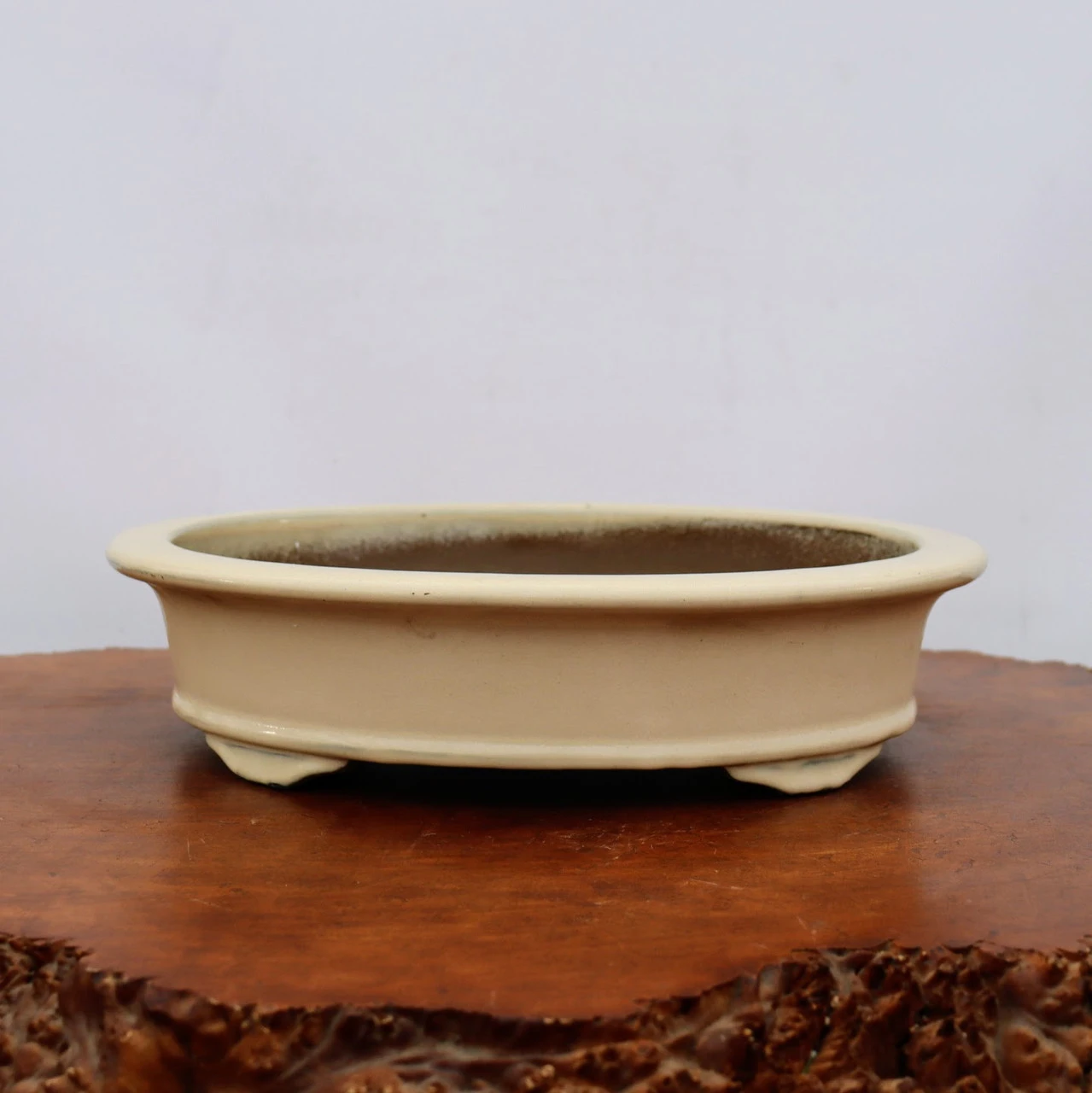 13-Inch Glazed Yixing Bonsai Pot (No. 2299i) 6 13-Inch Glazed Yixing Bonsai Pot (No. 2299i) - Image 6