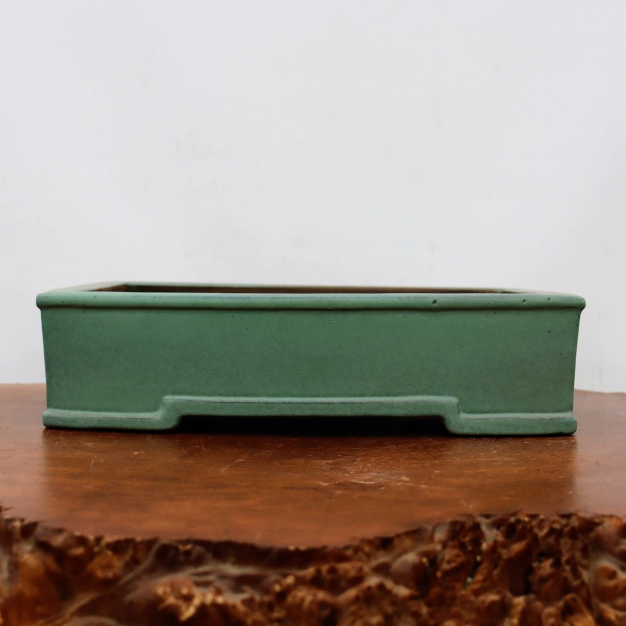 13-Inch Glazed Yixing Bonsai Pot (No. 2298i) 3 13-Inch Glazed Yixing Bonsai Pot (No. 2298i) - Image 3