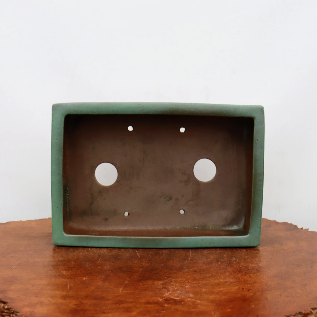 13-Inch Glazed Yixing Bonsai Pot (No. 2298i) 5 13-Inch Glazed Yixing Bonsai Pot (No. 2298i) - Image 5