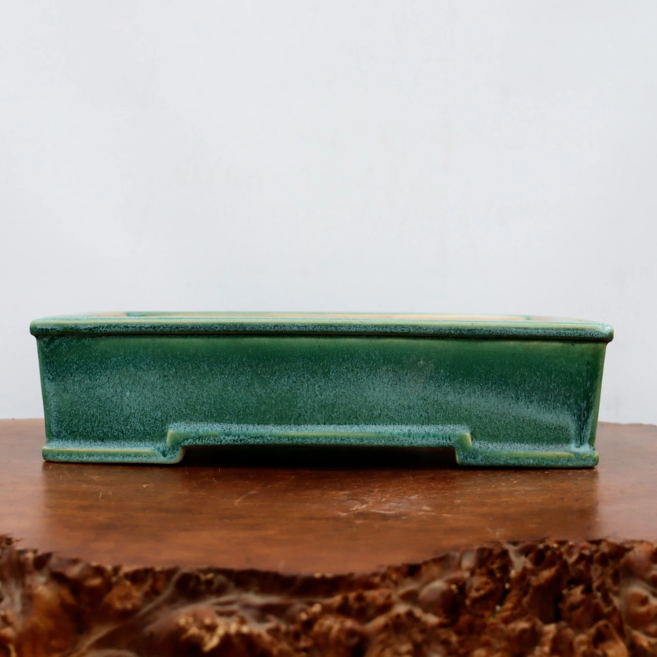 13-Inch Glazed Yixing Bonsai Pot (No. 2298j) 3 13-Inch Glazed Yixing Bonsai Pot (No. 2298j) - Image 3