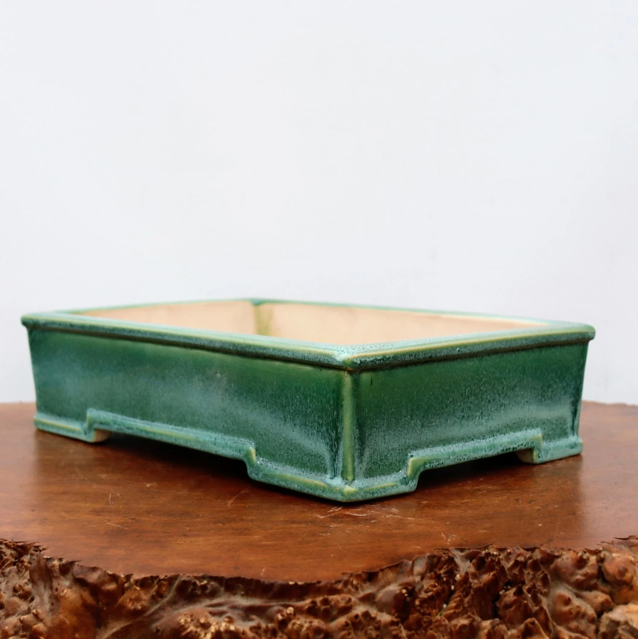 13-Inch Glazed Yixing Bonsai Pot (No. 2298j) 1 13-Inch Glazed Yixing Bonsai Pot (No. 2298j)