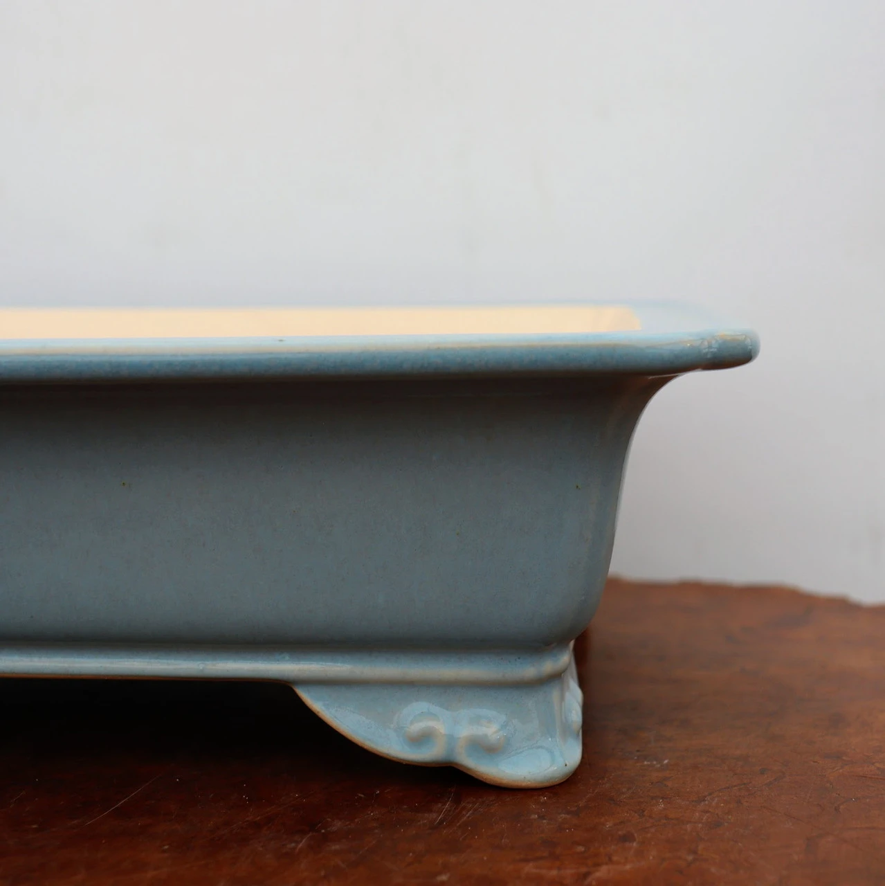 15" Glazed Yixing Bonsai Pot (No. 2295c) 2 15" Glazed Yixing Bonsai Pot (No. 2295c) - Image 2