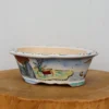 10" Painted Yixing Bonsai Pot (No. 2127e)