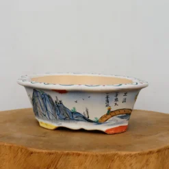 10" Painted Yixing Bonsai Pot (No. 2127e) 10 10" Painted Yixing Bonsai Pot (No. 2127e) -Home Decor Items Store IMG 9837 64906.1675961158