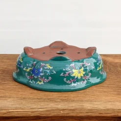 5" Quality Glazed Painted Yixing Pot (No. 1066g) -Home Decor Items Store PXL 20210317 1610272292 60695.1640009025