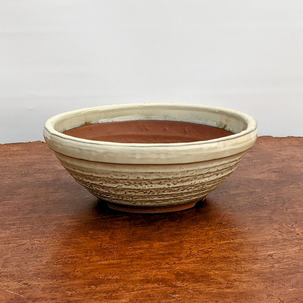 8" Round Japanese Bonsai Pot 3 8" Round Japanese Bonsai Pot - Image 3