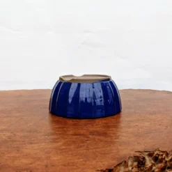 Blue (round) Glazed Bonsai Pot (No. 04-27) -Home Decor Items Store PXL 20210617 175409983.NIGHT2 53780.1624396417