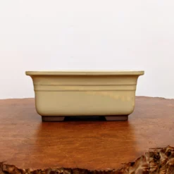 Cream Glazed Rectangle Japanese Bonsai Pot (Choose Size) -Home Decor Items Store PXL 20210621 171502018.NIGHT2 36815.1626207318