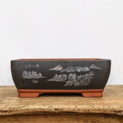 13" Etched Yixing Bonsai Pot (No. 1716) -Home Decor Items Store PXL 20210824 193613002.NIGHT2 39139.1631894351