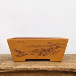 13" Etched Yixing Bonsai Pot (No. 1717) -Home Decor Items Store PXL 20210824 193757424.NIGHT2 75564.1631894662