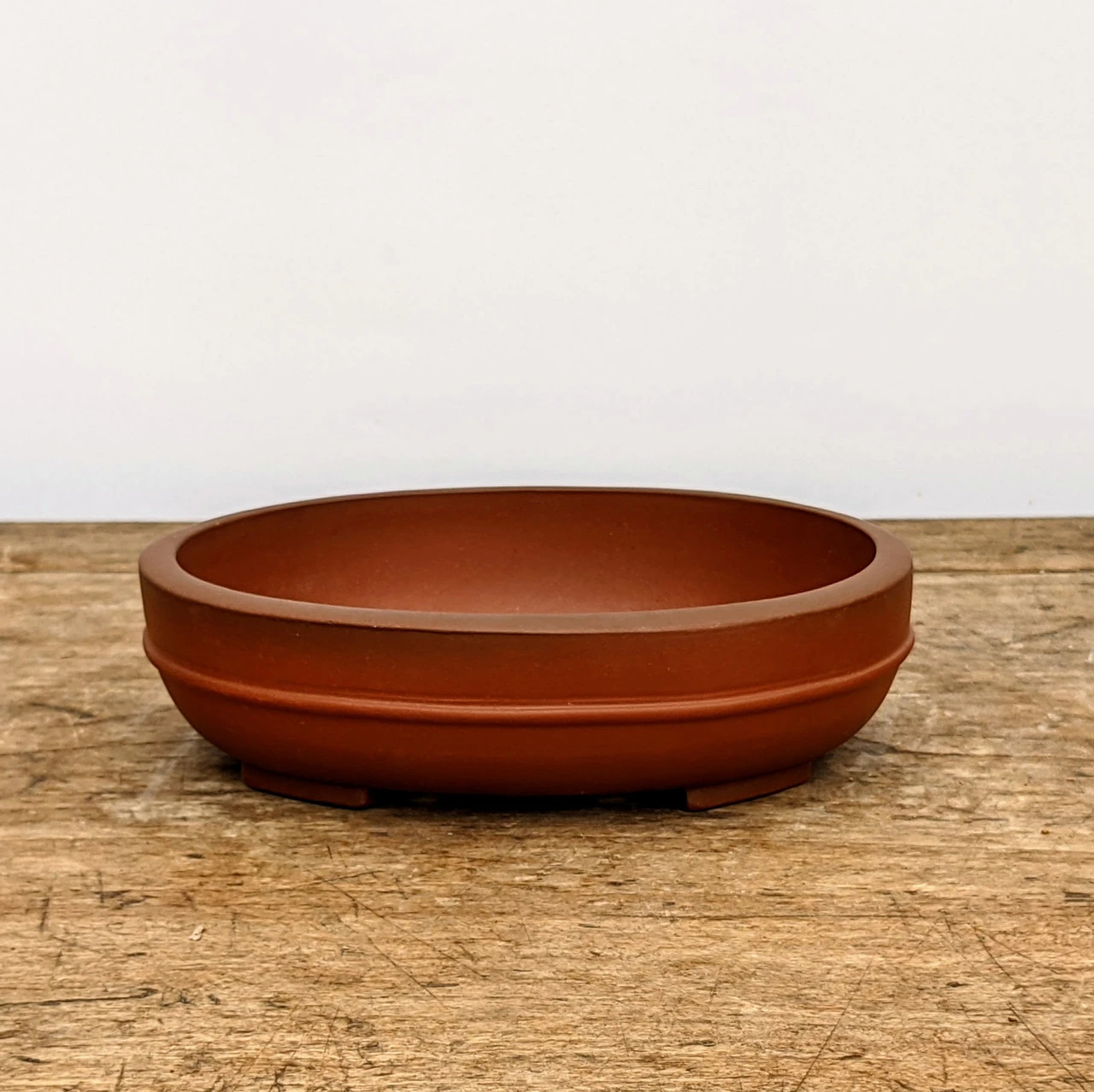 6" Unglazed Yixing Bonsai Pot (No. 1833) 2 6" Unglazed Yixing Bonsai Pot (No. 1833) - Image 2