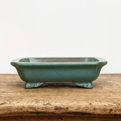 8" Blue-ish Glazed Yixing Bonsai Pot (No. 1827d) -Home Decor Items Store PXL 20210825 1917217412 84148.1633282401