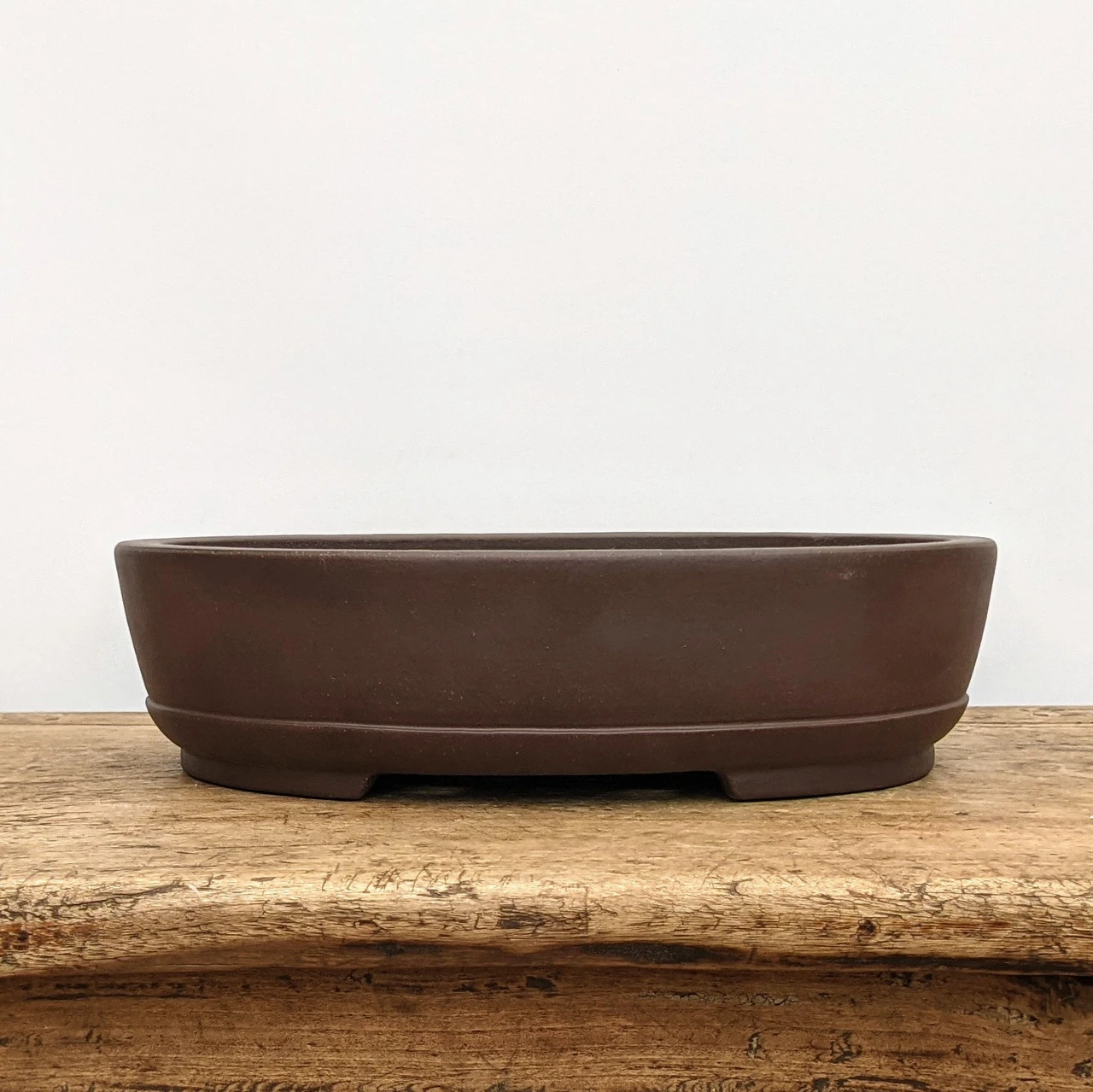 12" Unglazed Yixing Bonsai Pot (No. 1712) 2 12" Unglazed Yixing Bonsai Pot (No. 1712) - Image 2