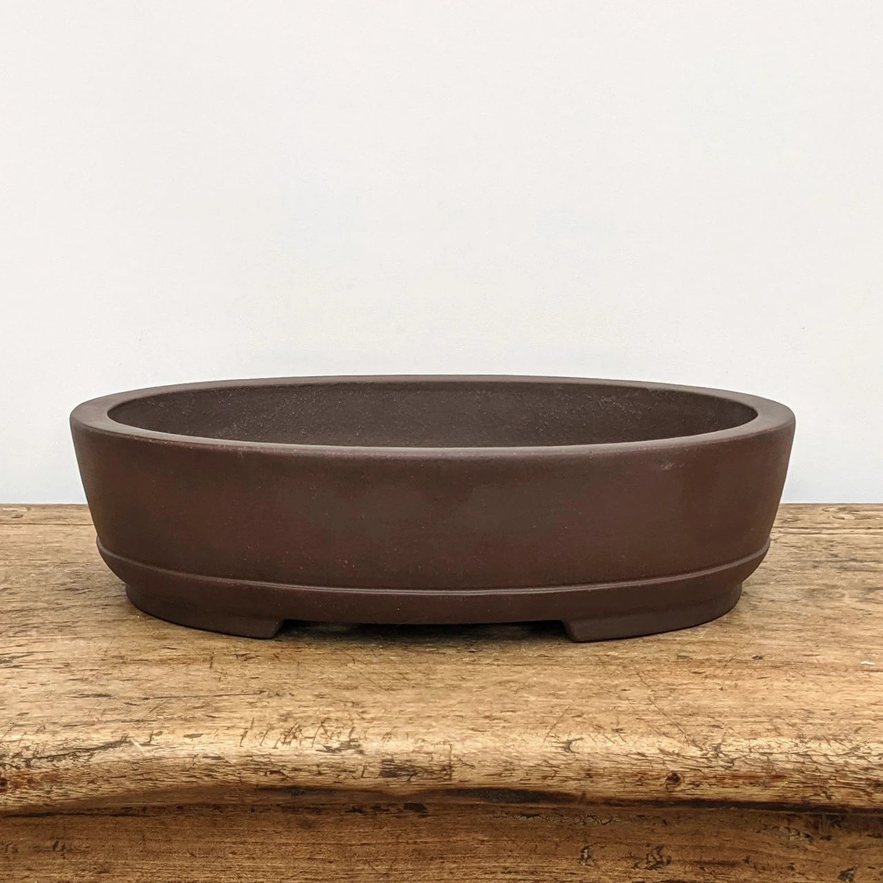 12" Unglazed Yixing Bonsai Pot (No. 1712) 4 12" Unglazed Yixing Bonsai Pot (No. 1712) - Image 4