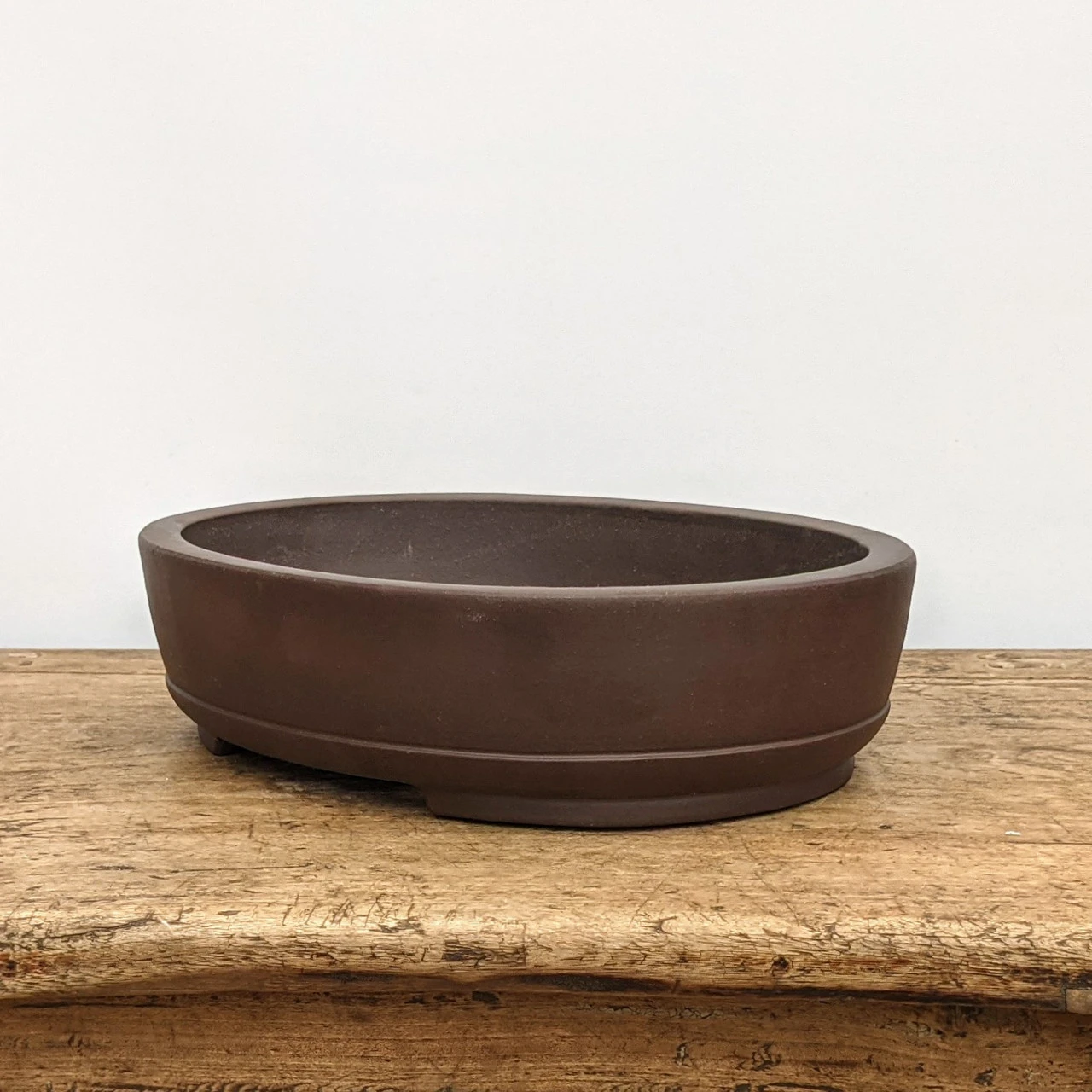 12" Unglazed Yixing Bonsai Pot (No. 1712) 3 12" Unglazed Yixing Bonsai Pot (No. 1712) - Image 3
