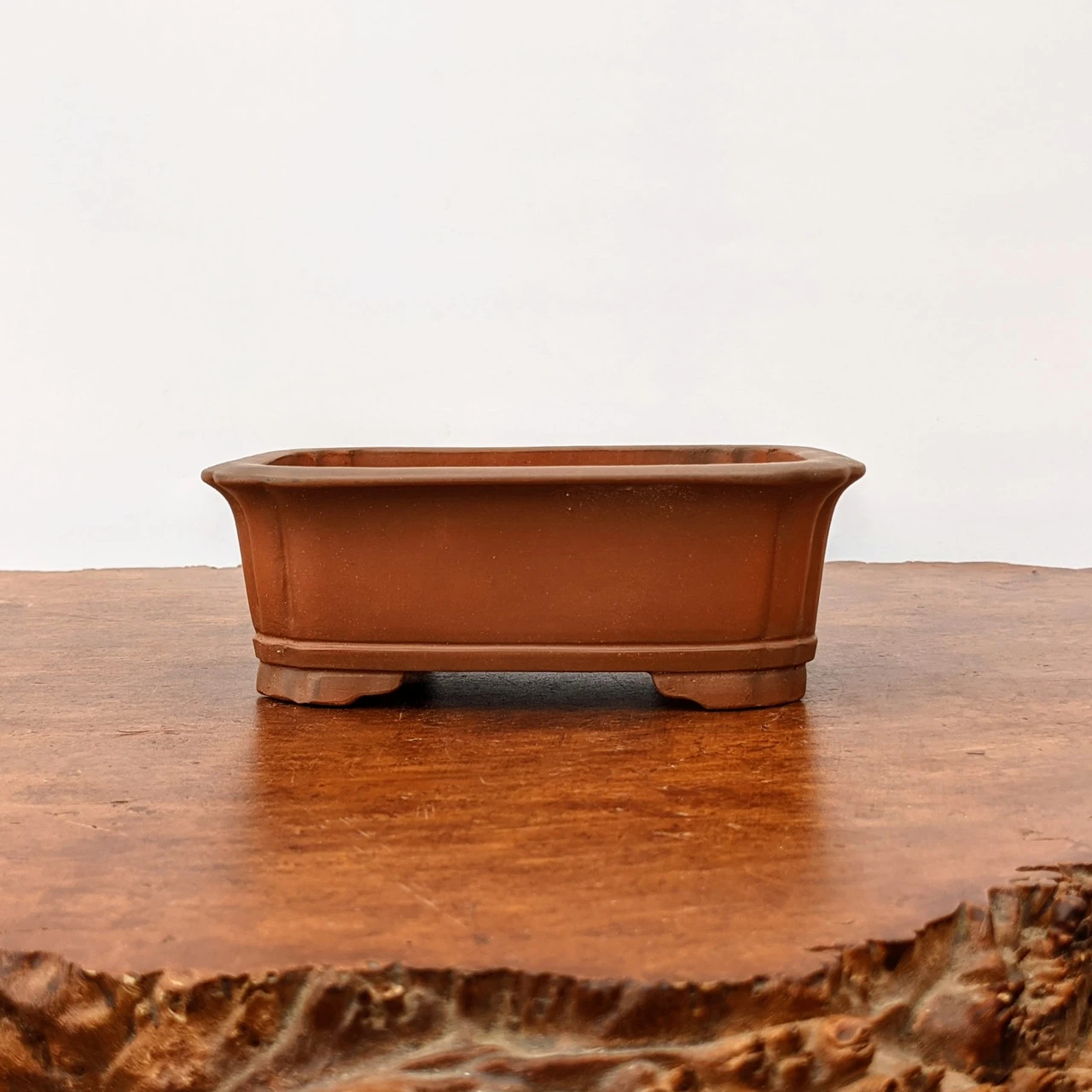 7" Unglazed Yixing Bonsai Pot (No. 1870) 5 7" Unglazed Yixing Bonsai Pot (No. 1870) - Image 5