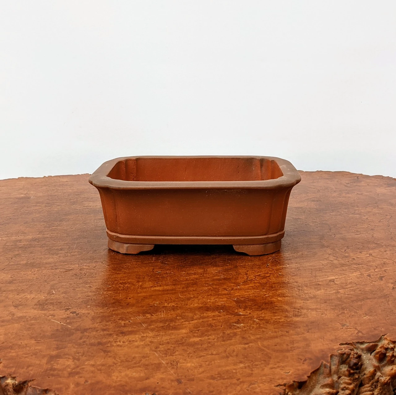 7" Unglazed Yixing Bonsai Pot (No. 1870) 2 7" Unglazed Yixing Bonsai Pot (No. 1870) - Image 2