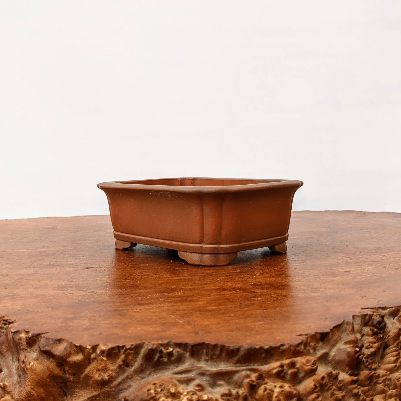 7" Unglazed Yixing Bonsai Pot (No. 1870) 1 7" Unglazed Yixing Bonsai Pot (No. 1870)