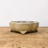 6" Cream Glazed Yixing Bonsai Pot (No. 1883)