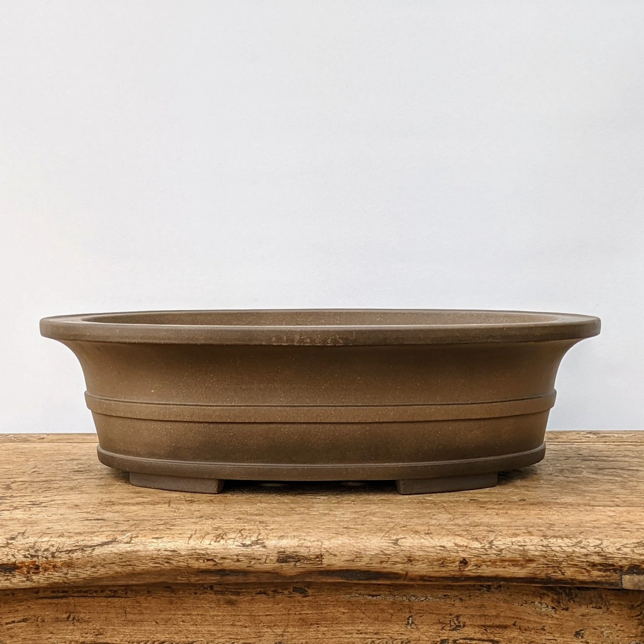 15" Unglazed Yixing Bonsai Pot (No. 1885) 3 15" Unglazed Yixing Bonsai Pot (No. 1885) - Image 3