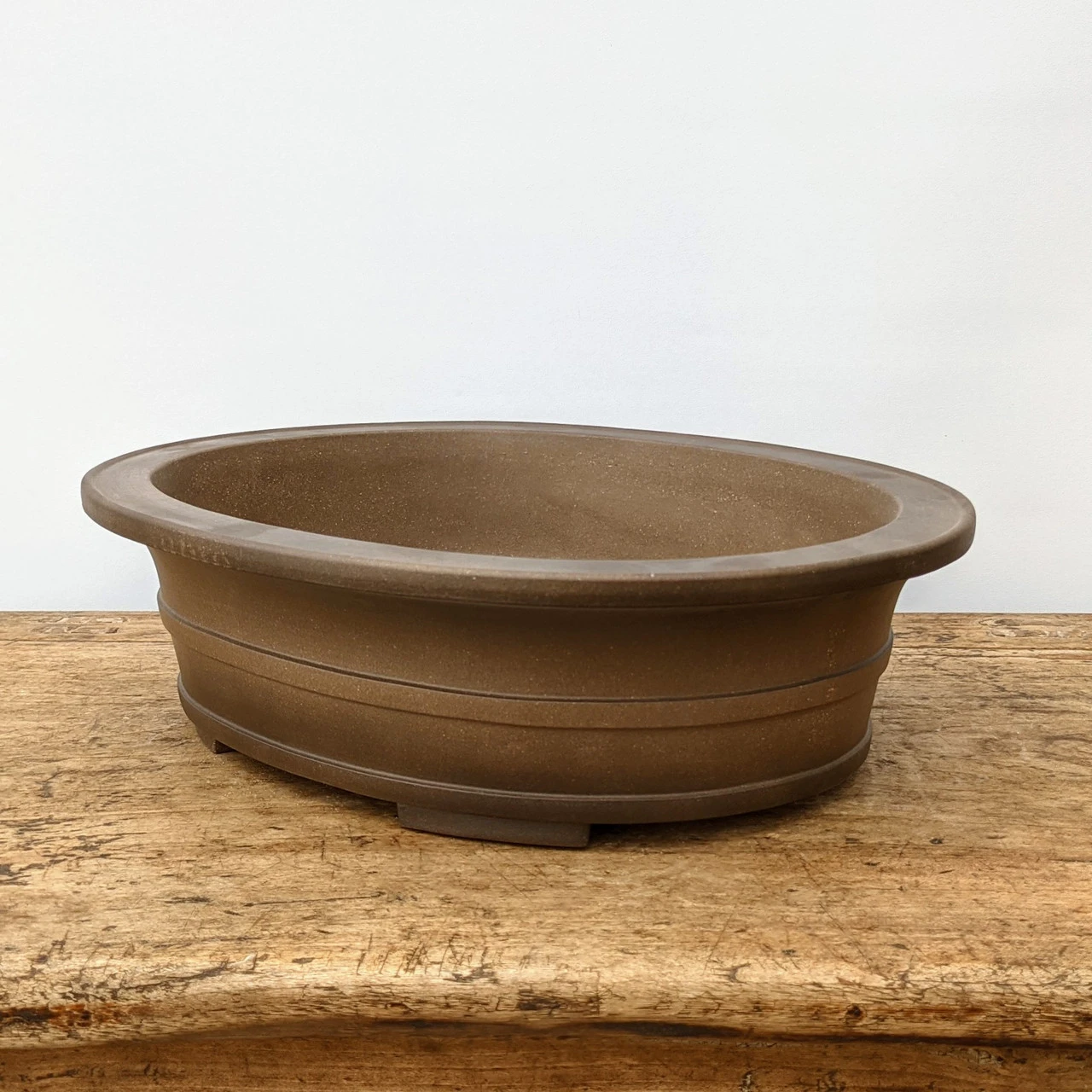 15" Unglazed Yixing Bonsai Pot (No. 1885) 4 15" Unglazed Yixing Bonsai Pot (No. 1885) - Image 4