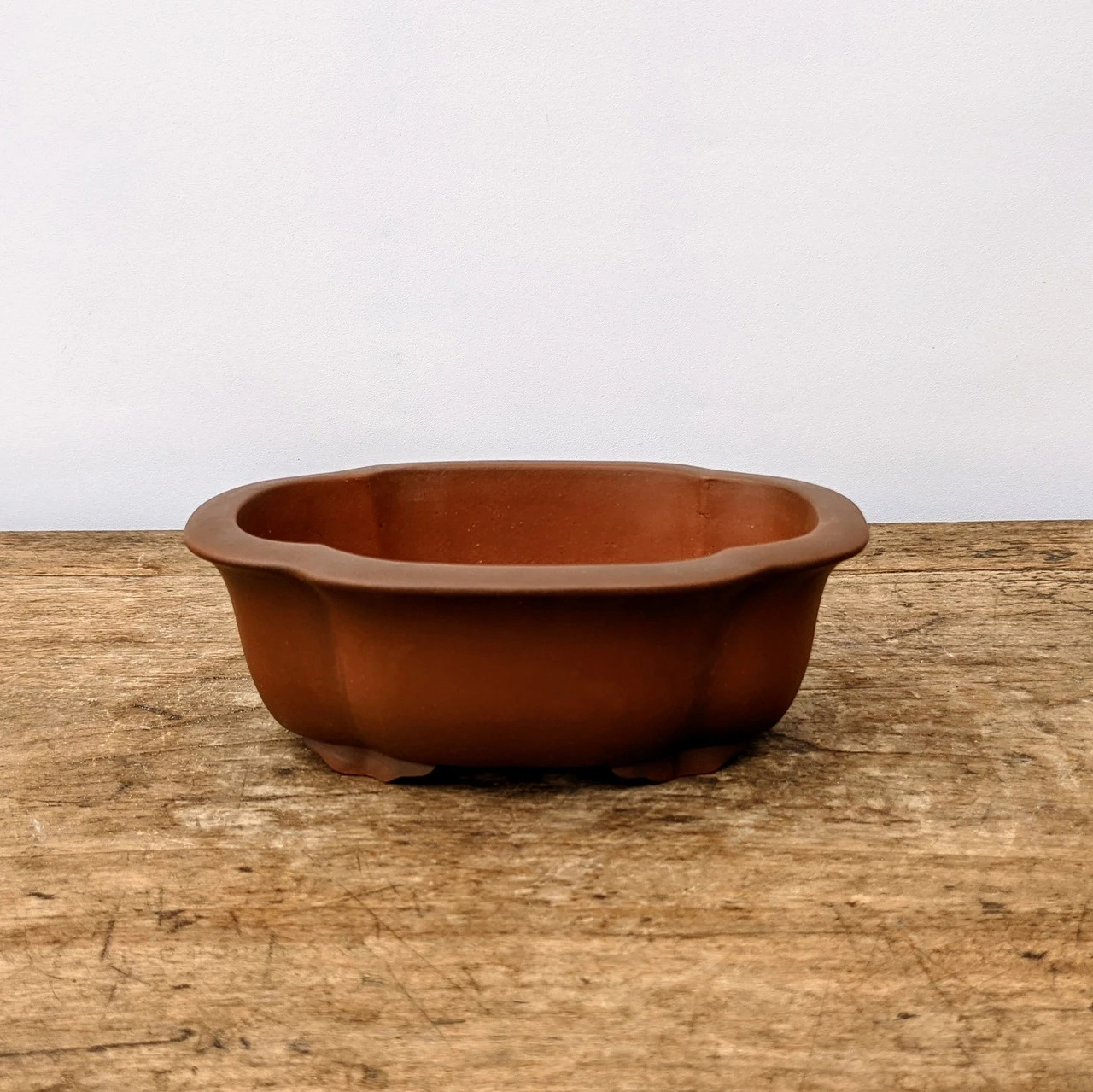 6" Unglazed Yixing Bonsai Pot (No. 1887) 3 6" Unglazed Yixing Bonsai Pot (No. 1887) - Image 3