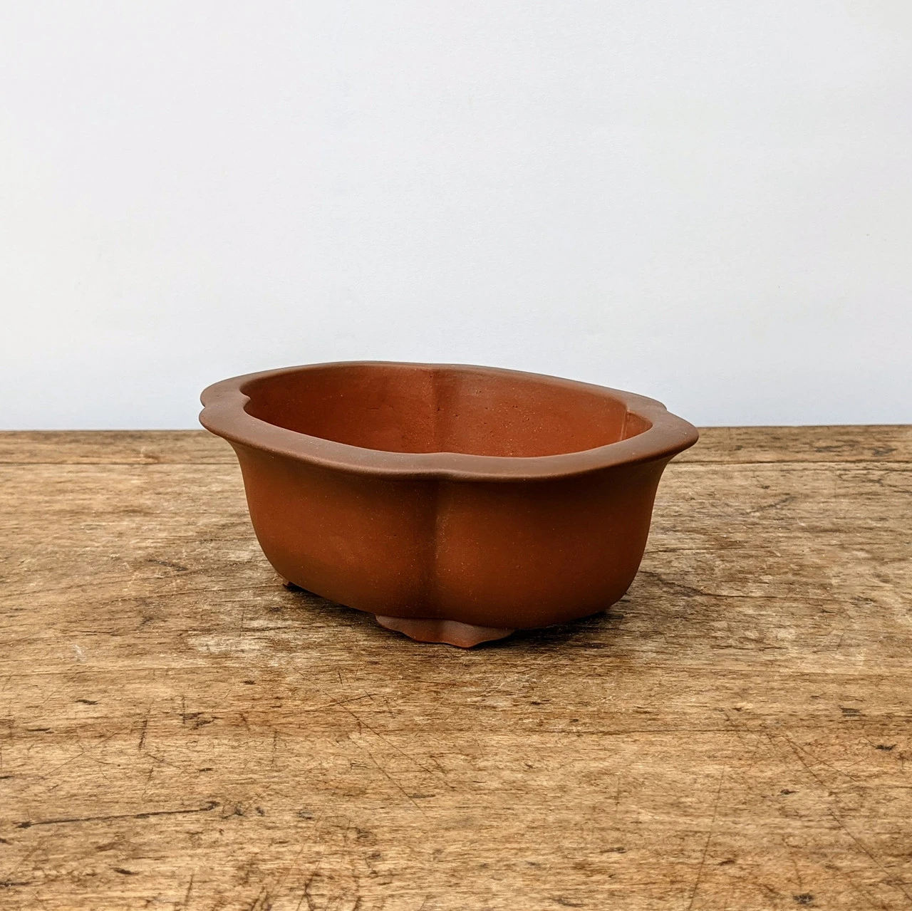 6" Unglazed Yixing Bonsai Pot (No. 1887) 4 6" Unglazed Yixing Bonsai Pot (No. 1887) - Image 4