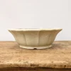 9" Cream Glazed Yixing Bonsai Pot (No. 1939)