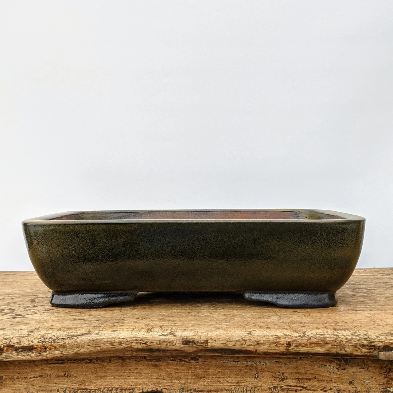 15" Glazed Yixing Bonsai Pot (No. 1860f) 3 15" Glazed Yixing Bonsai Pot (No. 1860f) - Image 3