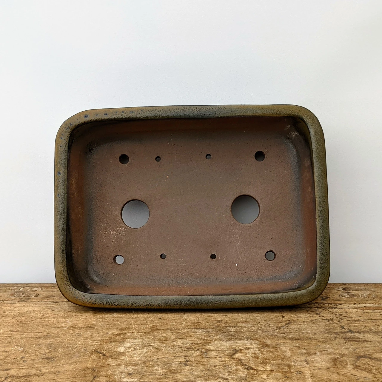 15" Glazed Yixing Bonsai Pot (No. 1860f) 5 15" Glazed Yixing Bonsai Pot (No. 1860f) - Image 5