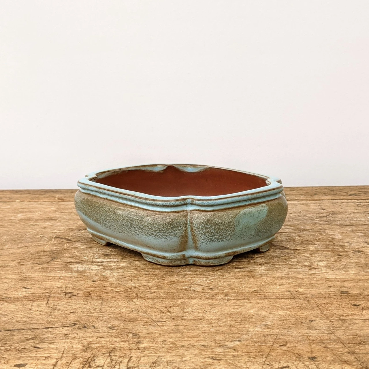 6" Glazed Yixing Bonsai Pot (No. 1942) 4 6" Glazed Yixing Bonsai Pot (No. 1942) - Image 4