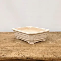 7" Cream Glazed Yixing Bonsai Pot (No. 1947) -Home Decor Items Store PXL 20210903 170908156.NIGHT2 04920.1635465554