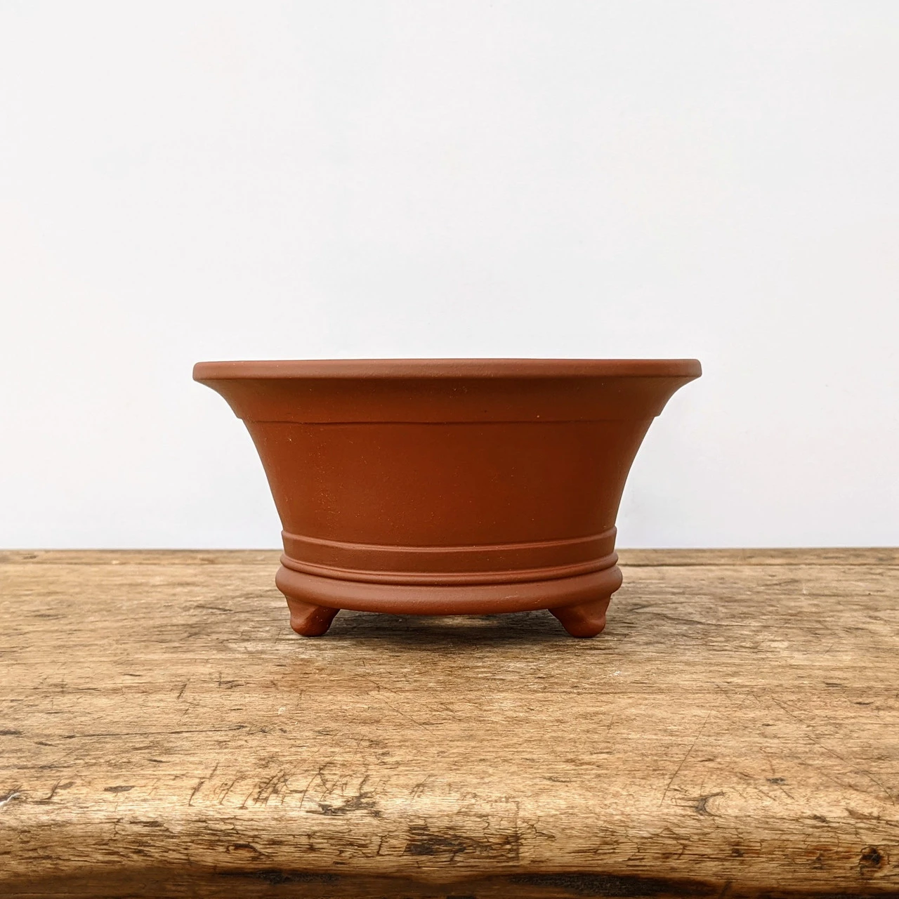 6" Unglazed Yixing Bonsai Pot (No. 1820) 5 6" Unglazed Yixing Bonsai Pot (No. 1820) - Image 5
