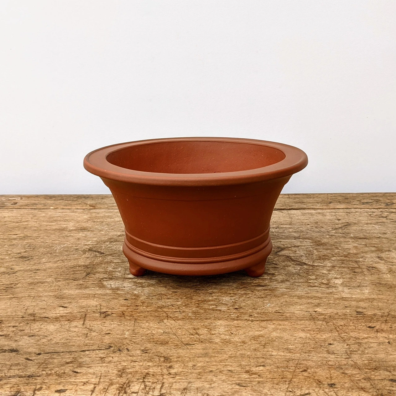 6" Unglazed Yixing Bonsai Pot (No. 1820) 2 6" Unglazed Yixing Bonsai Pot (No. 1820) - Image 2