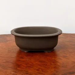 Brown (oval) Unglazed Bonsai Pot (6-8") -Home Decor Items Store PXL 20210922 151909245.NIGHT2 06811.1632499129