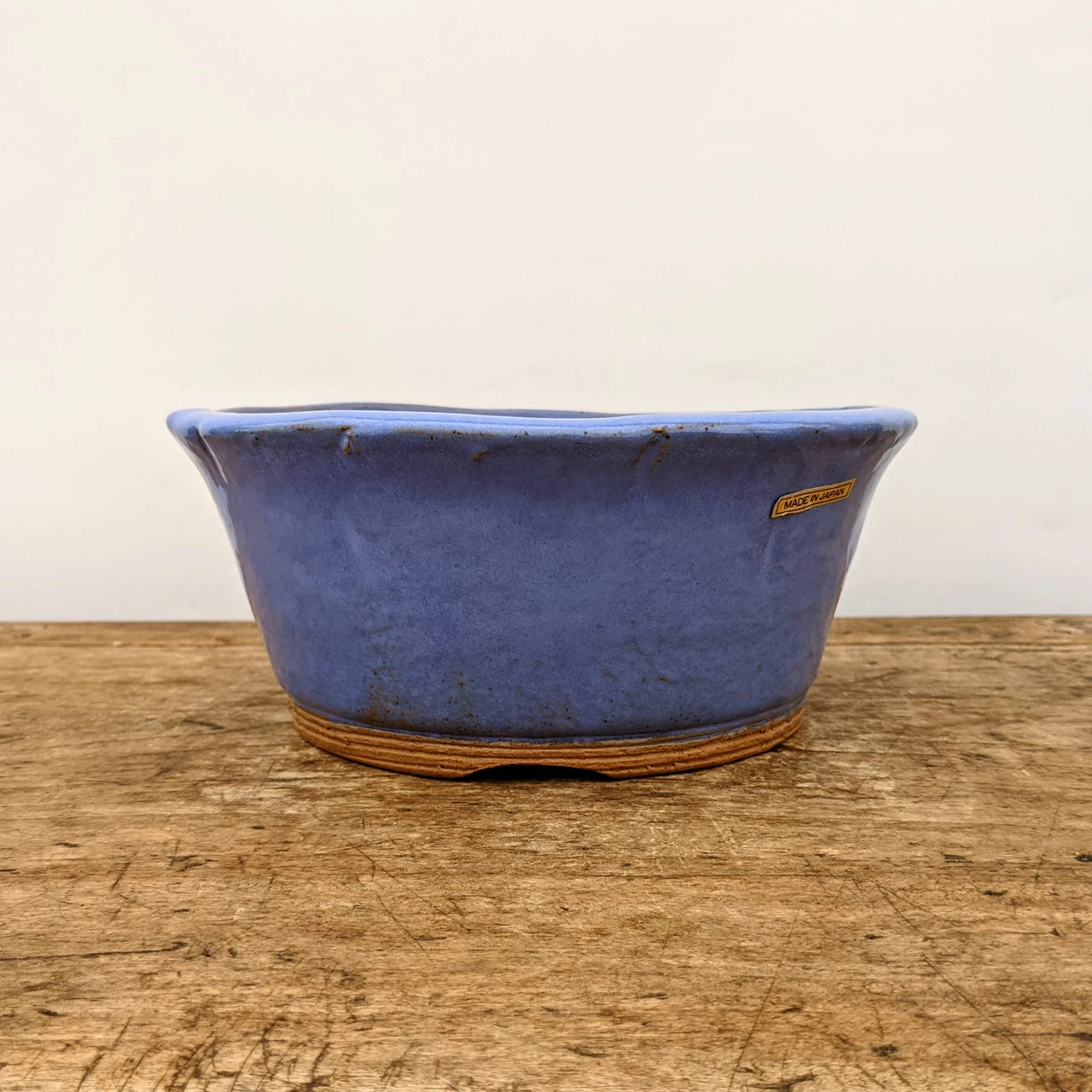 9" Japanese Tokoname Pot With Blue Glaze (No. 1264) 3 9" Japanese Tokoname Pot With Blue Glaze (No. 1264) - Image 3