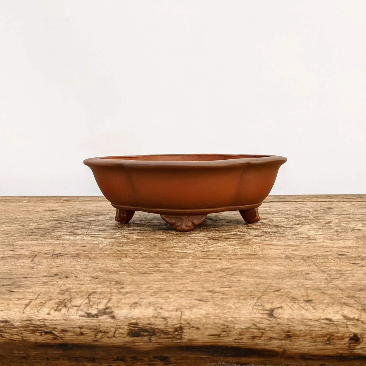 6" Unglazed Yixing Bonsai Pot (No. 1900) 2 6" Unglazed Yixing Bonsai Pot (No. 1900) - Image 2