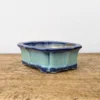 7" Blue Glazed Yixing Bonsai Pot (No. 1903)