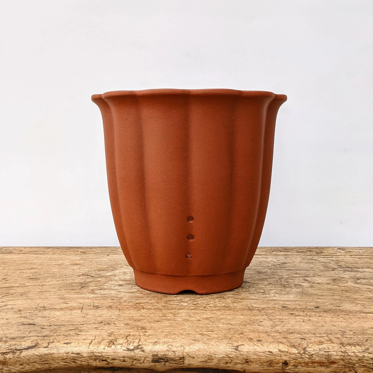 8" Unglazed Cascade Yixing Bonsai Pot (No. 1959) 5 8" Unglazed Cascade Yixing Bonsai Pot (No. 1959) - Image 5