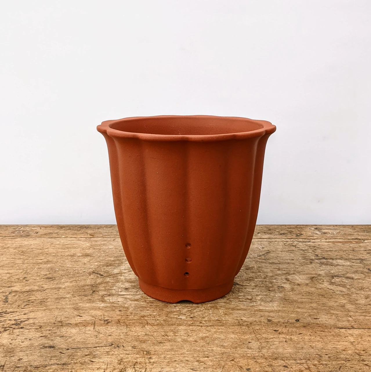 8" Unglazed Cascade Yixing Bonsai Pot (No. 1959) 6 8" Unglazed Cascade Yixing Bonsai Pot (No. 1959) - Image 6