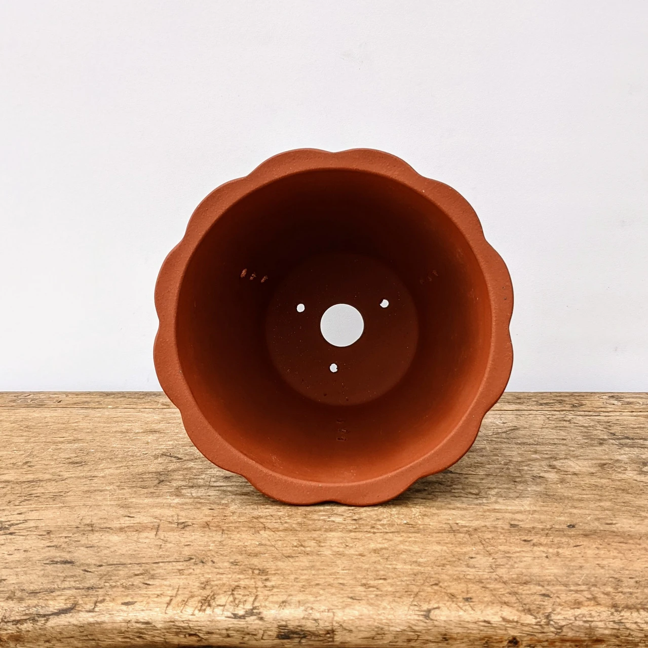 8" Unglazed Cascade Yixing Bonsai Pot (No. 1959) 3 8" Unglazed Cascade Yixing Bonsai Pot (No. 1959) - Image 3