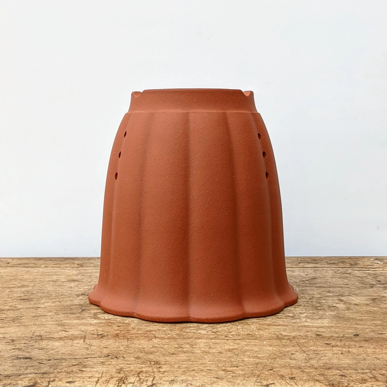 8" Unglazed Cascade Yixing Bonsai Pot (No. 1959) 4 8" Unglazed Cascade Yixing Bonsai Pot (No. 1959) - Image 4