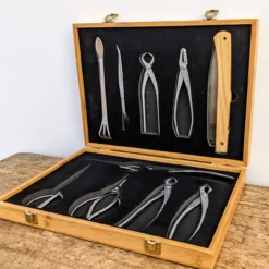 Tinyroots Ultimate Package - Stainless Steel Tool Kit. Contains 11 Of The Finest Stainless Steel Bonsai Tools In The World - All Packaged In A Luxurious, Custom Made Bamboo Box. -Home Decor Items Store PXL 20211130 171917993.NIGHT2 82624.1639540510 1