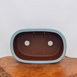 16" Light Blue Glazed Yixing Bonsai Pot (No. 2139) -Home Decor Items Store PXL 20220822 194336514.NIGHT2 15307.1667404637