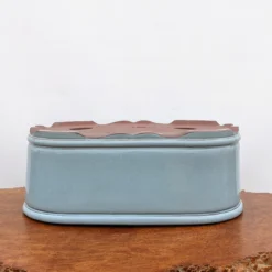 16" Light Blue Glazed Yixing Bonsai Pot (No. 2139) -Home Decor Items Store PXL 20220822 194410803.NIGHT2 19402.1667404632