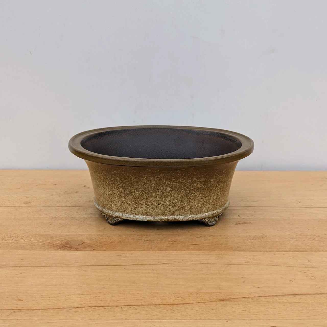 11-Inch Glazed Yixing Bonsai Pot (No. 2306e) 5 11-Inch Glazed Yixing Bonsai Pot (No. 2306e) - Image 5