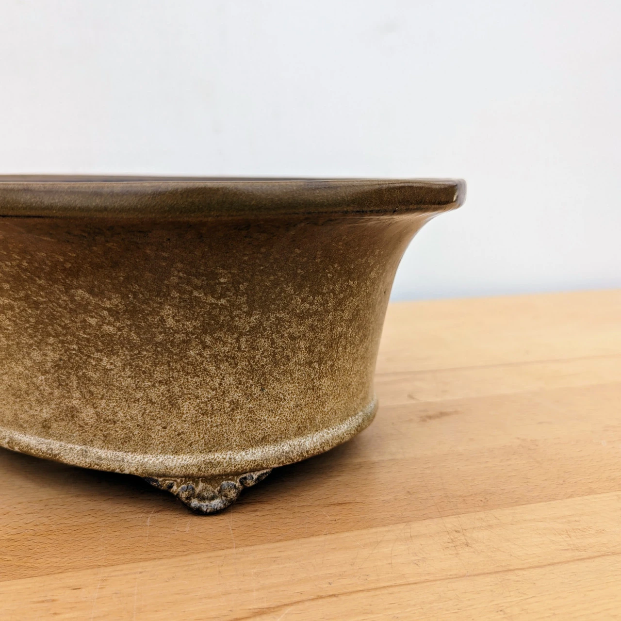 11-Inch Glazed Yixing Bonsai Pot (No. 2306e) 2 11-Inch Glazed Yixing Bonsai Pot (No. 2306e) - Image 2