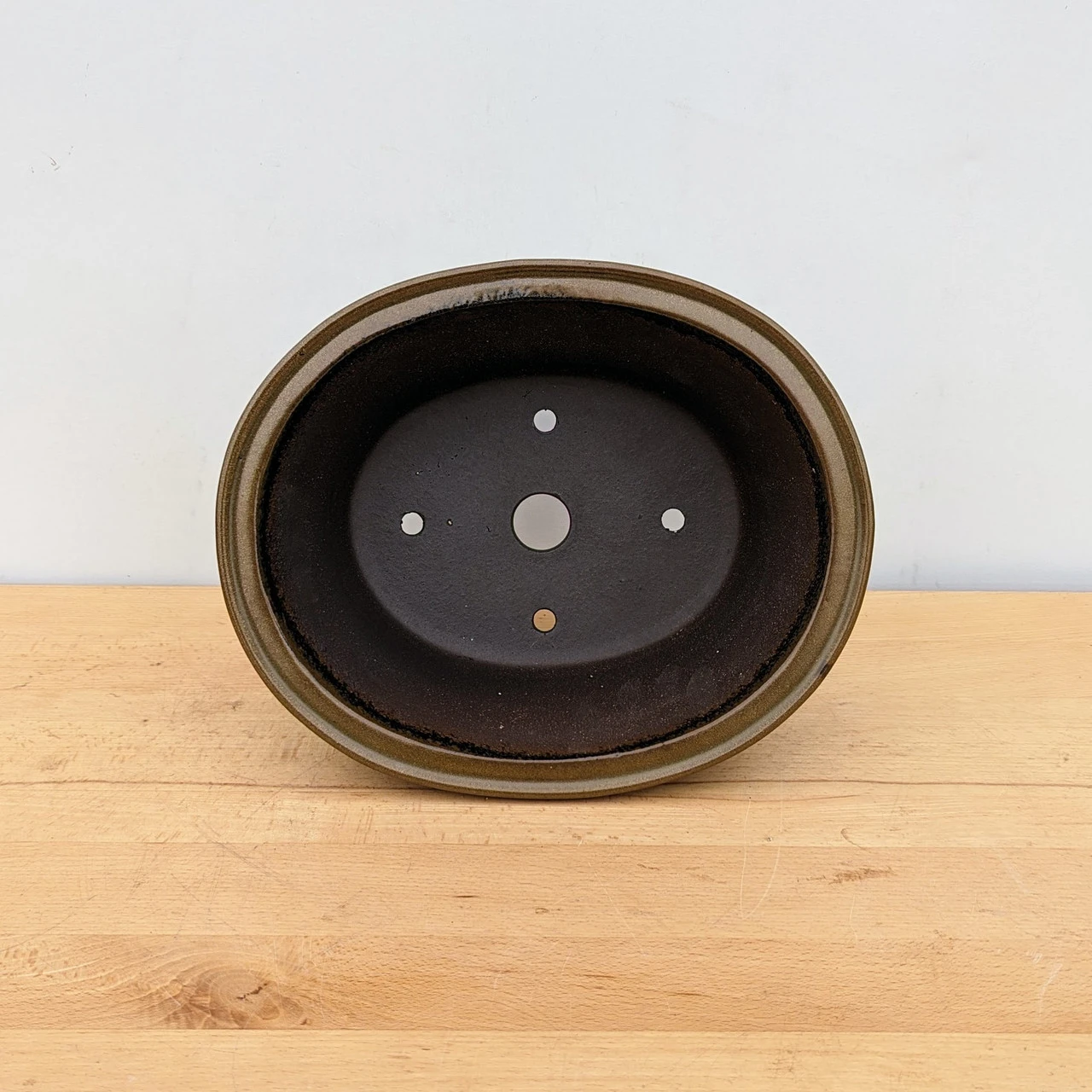 11-Inch Glazed Yixing Bonsai Pot (No. 2306e) 3 11-Inch Glazed Yixing Bonsai Pot (No. 2306e) - Image 3