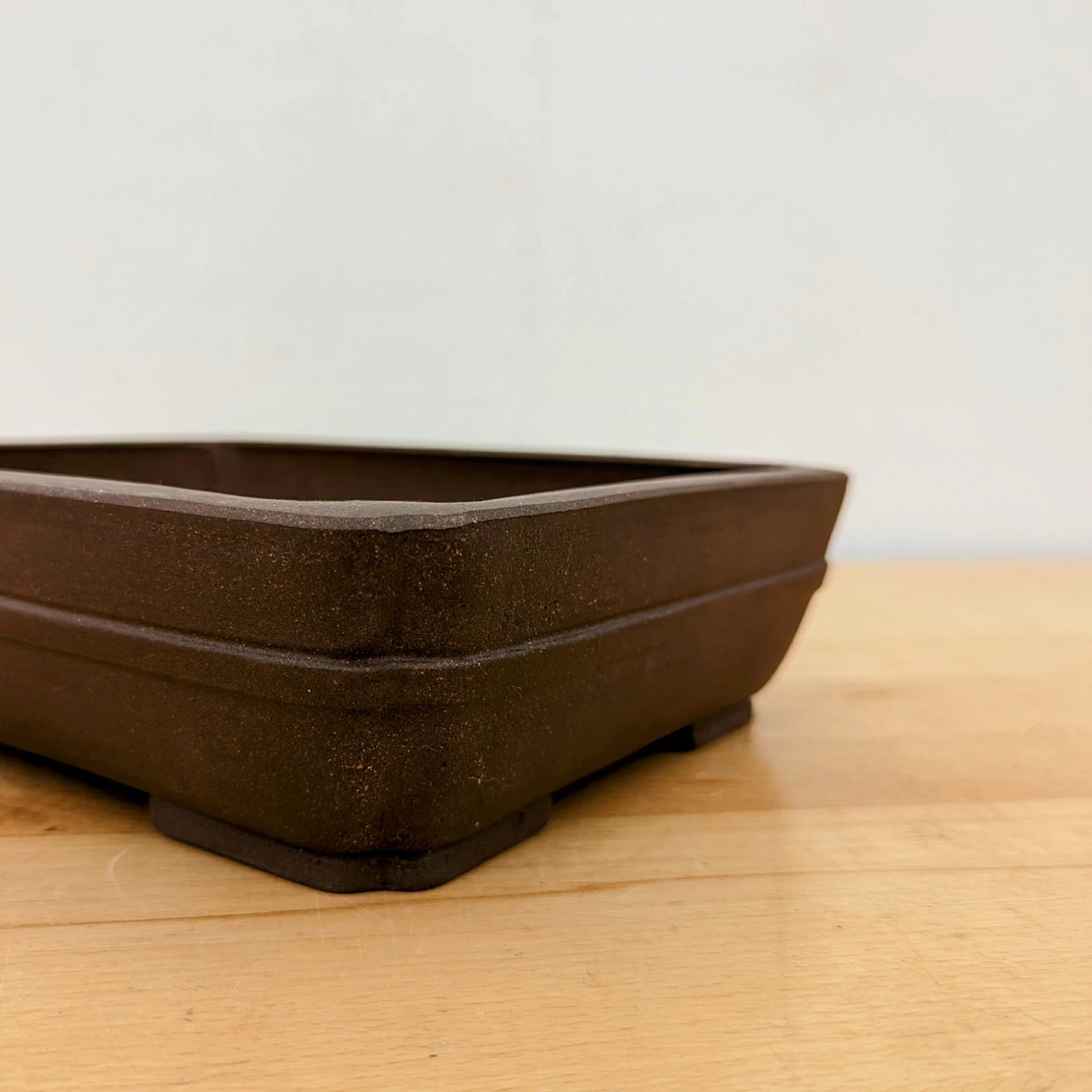 10-Inch Unglazed Yixing Bonsai Pot (No. 2462) 2 10-Inch Unglazed Yixing Bonsai Pot (No. 2462) - Image 2