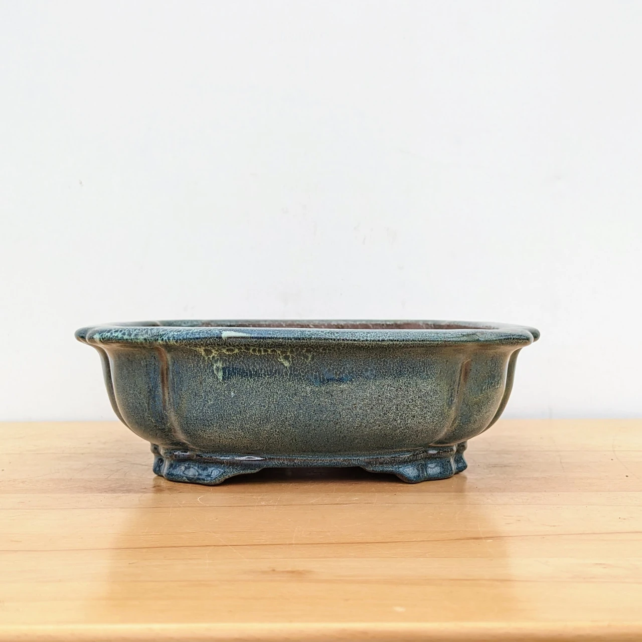 13-Inch Glazed Yixing Bonsai Pot (No. 2323i) 6 13-Inch Glazed Yixing Bonsai Pot (No. 2323i) - Image 6